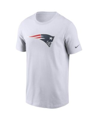 Men's White New England Patriots Primary Logo T-Shirt