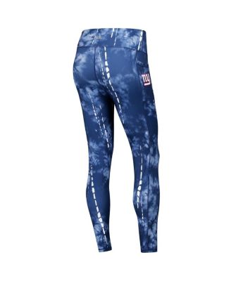 Women's Navy New York Giants Serena Tie-Dye Leggings