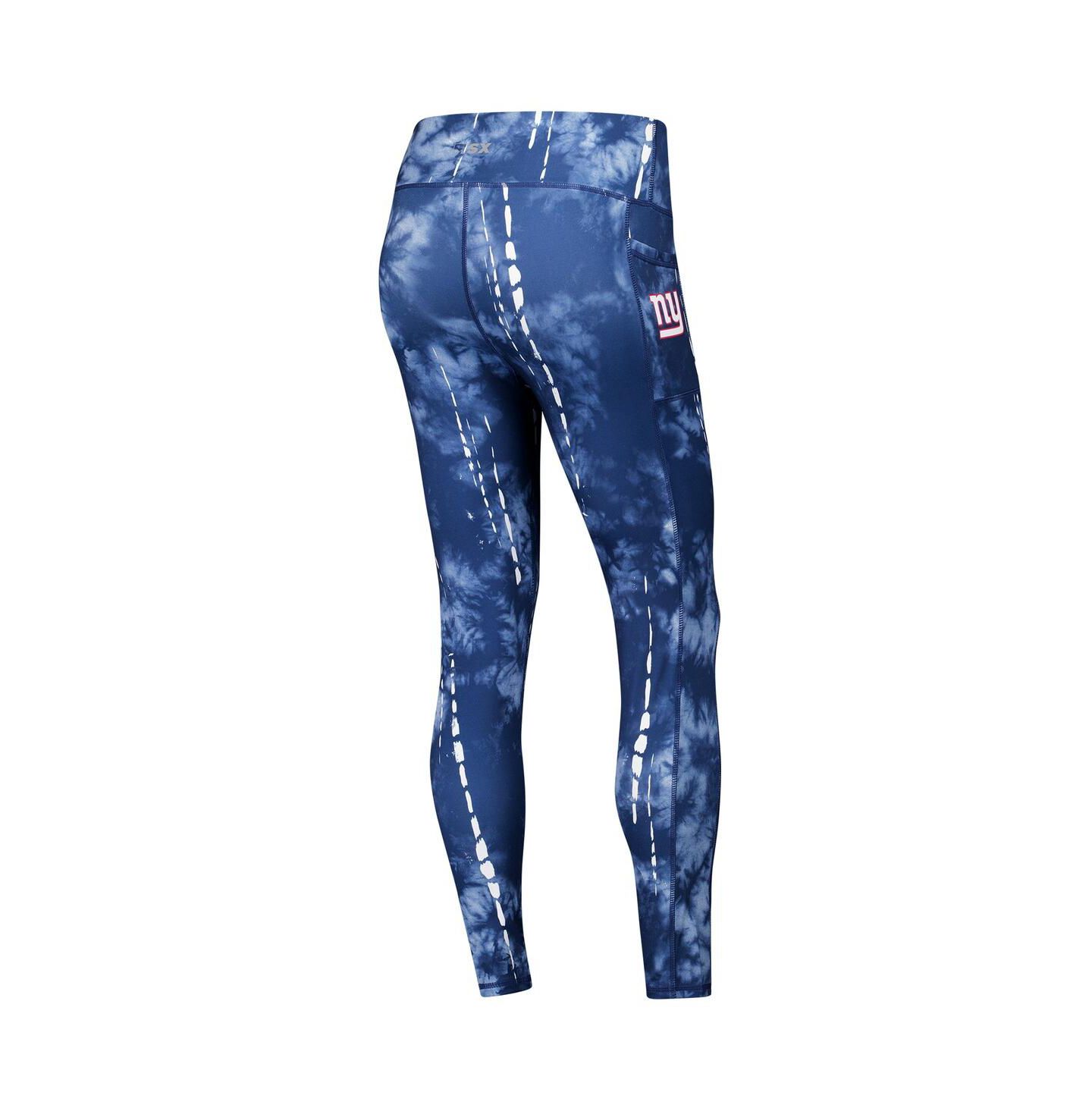 Женские леггинсы MSX by Michael Strahan Navy New York Giants Serena Tie-Dye — фото 3
