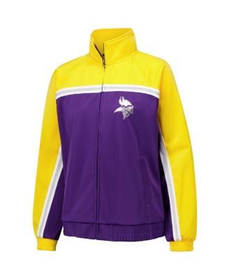 Women's Purple Minnesota Vikings Post Game Full-Zip Track Jacket
