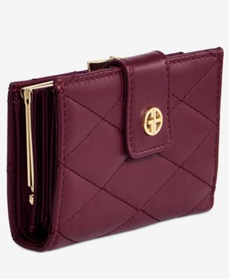 Quilted Framed Indexer Wallet, Macy's Exclusive