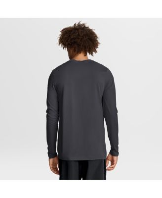 Men's Anthracite Baltimore Ravens Primetime Legend Icon Performance Long Sleeve T-Shirt