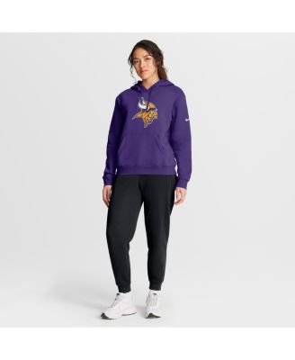 Women's Purple Minnesota Vikings Club Fleece Pullover Hoodie