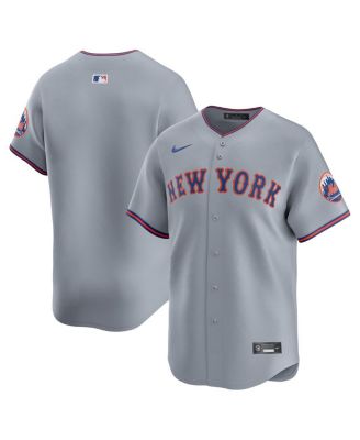 Nike - Men's Gray New York Mets Away Limited Jersey
