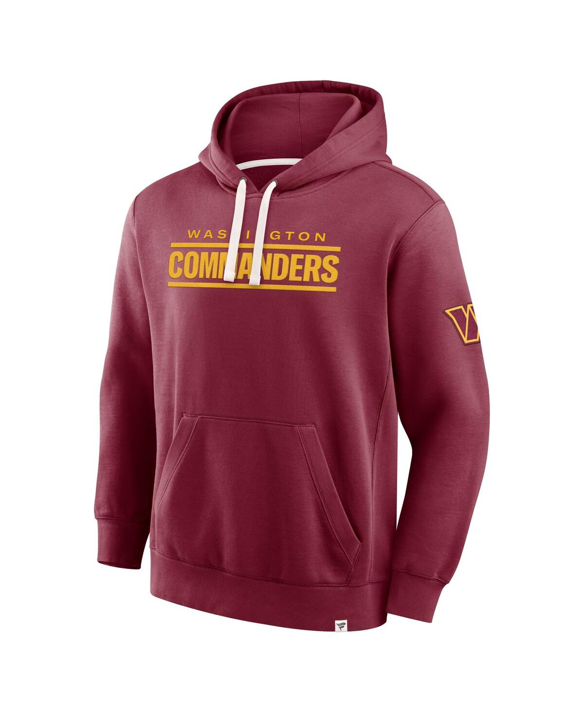 Fanatics Men's Burgundy Washington Commanders New Horizons Heritage Pullover Hoodie In Brown
