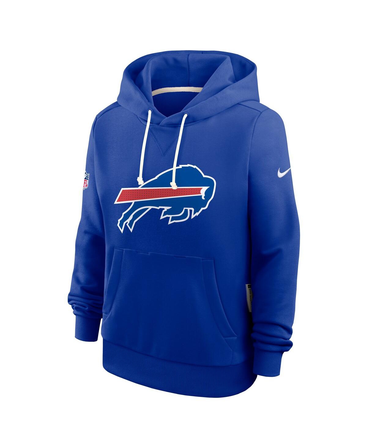 Nike Women's Royal Buffalo Bills Sideline Standard Issueâ Initial Homeâ Dri-fit Hoodie In Blue