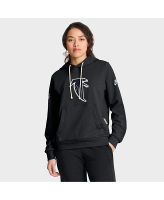 Nike - Women's Black Atlanta Falcons Throwback Sideline Standard Issue Dri-FIT Hoodie