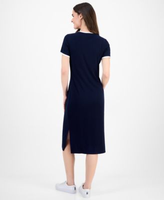 Women's Ribbed Midi Dress