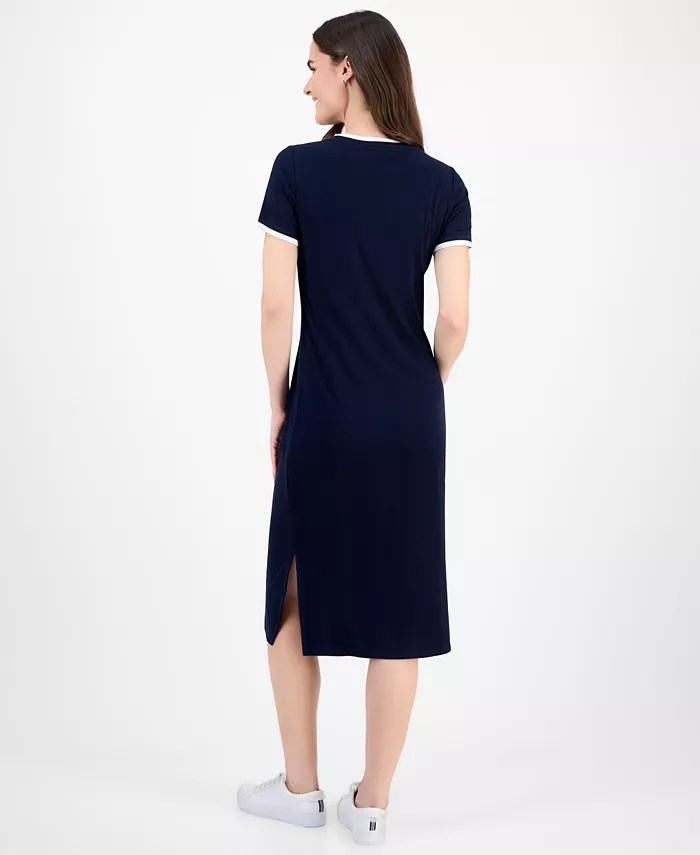 Nautica Women's Ribbed Midi Dress - thumbnail 8
