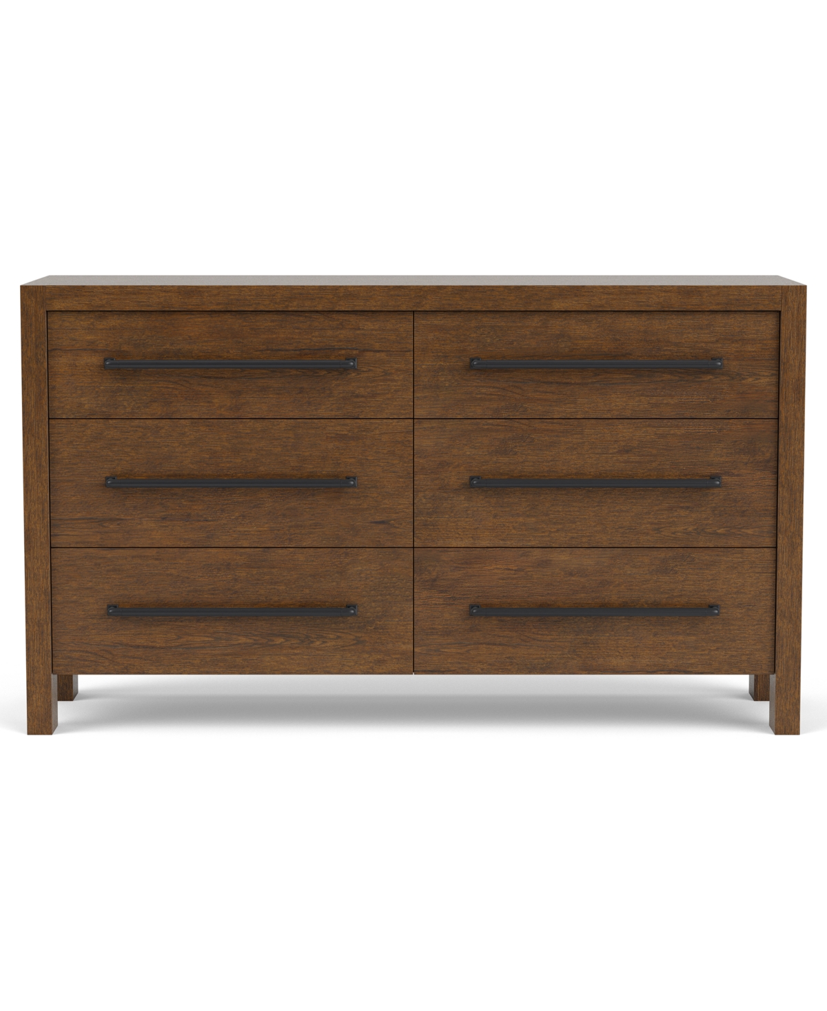 Macy's Furniture Davie Cracked Oak 3-pc. King Bedroom Set