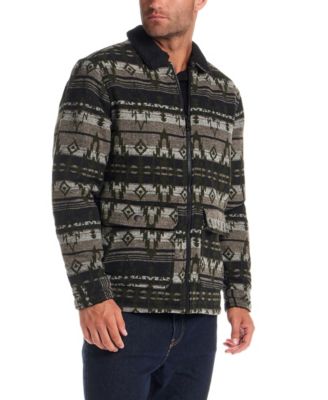 Men's Berber Lined Zip Front Rancher Jacket