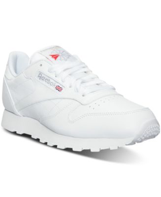 Reebok Men's Classic Leather Casual Sneakers from Finish Line & Reviews ...