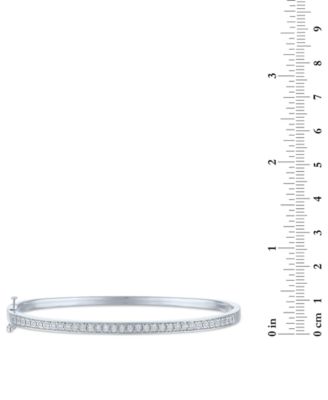 2-Pc. Diamond Bangle Bracelet Set (1/5 ct. t.w.) in Sterling Silver