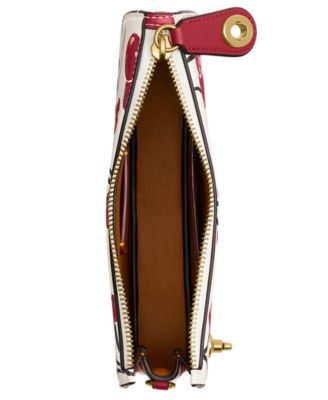 Penn Small Cherry Print Leather Shoulder Bag