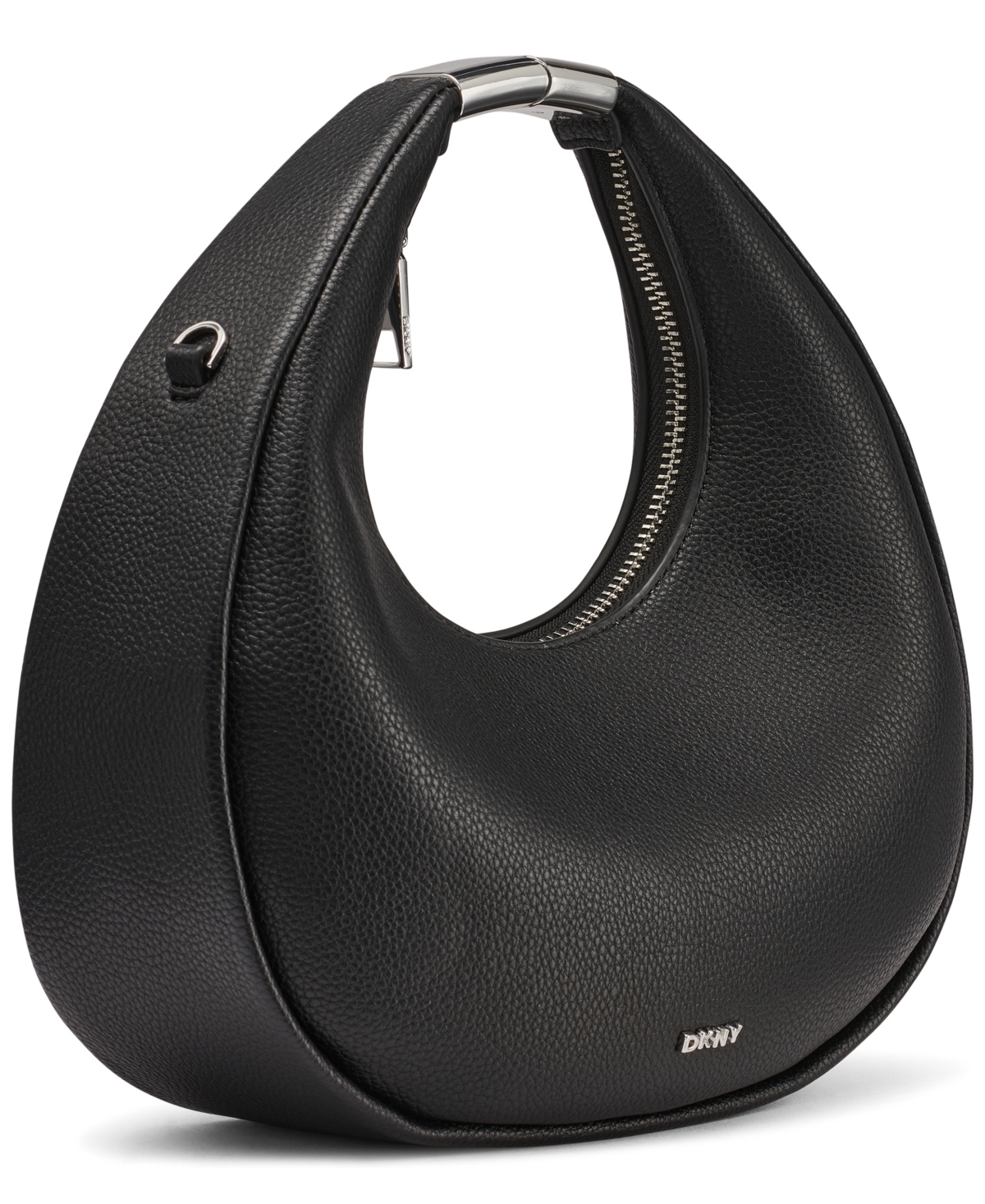 Dkny Margot Crescent Small Crossbody Bag In Black