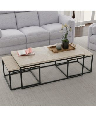 Parker House Crossings Monaco Rectangular Nesting Cocktail Table