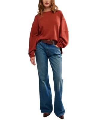 Women's Total Eclipse Ribbed Dolman-Sleeve T-Shirt