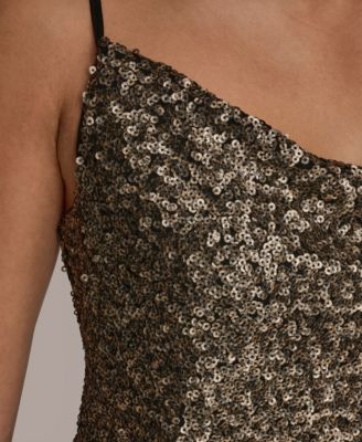 Women's Metallic Sequin Camisole Top