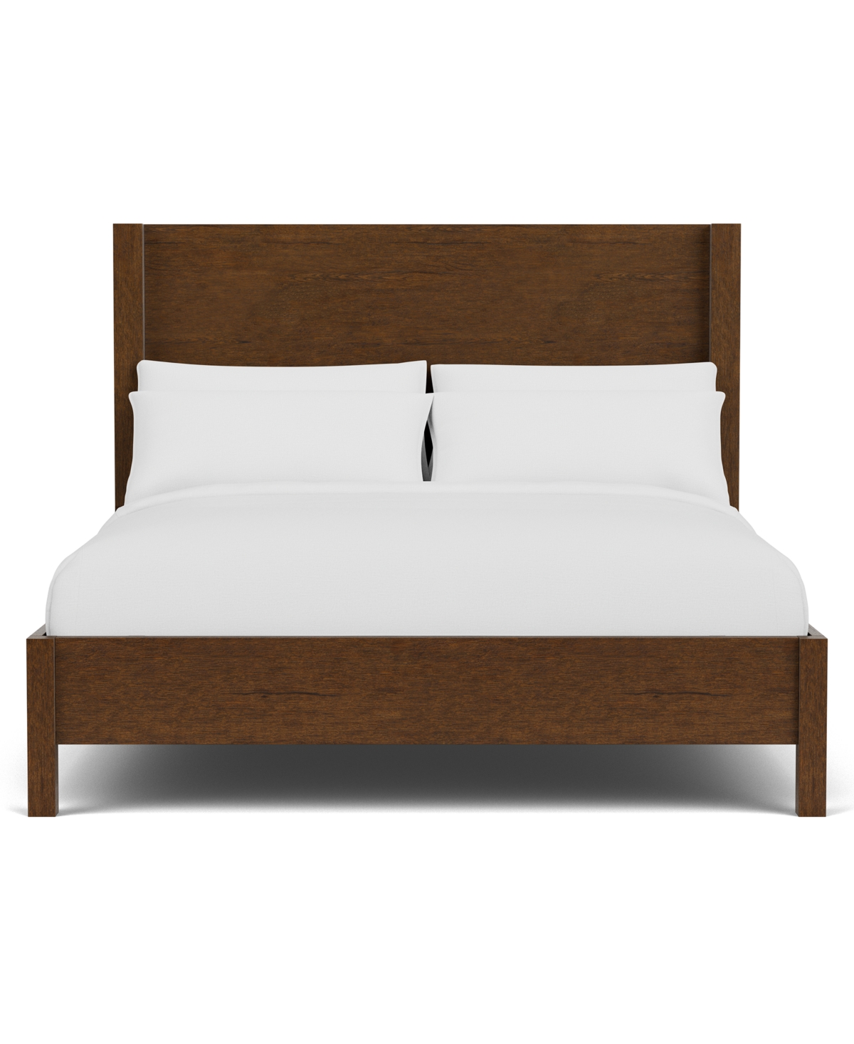 Macy's Furniture Davie Cracked Oak And Fabric 3-pc. Queen Bedroom Set