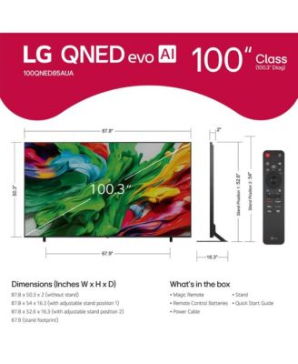 100" QNED85A Series 4K evo AI MiniLED Smart TV – 100QNED85AU