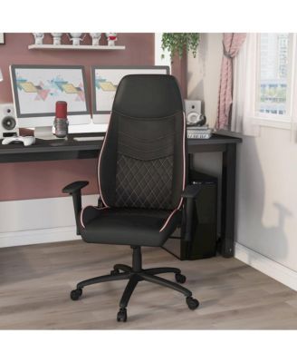 Aguil Faux Leather Adjustable Gaming Chair