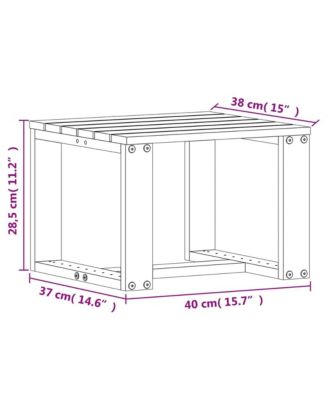 Garden Lounge Set Natural Wood Solid Douglas Fir wood Medium