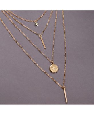 Women's Swirl Layered Necklace