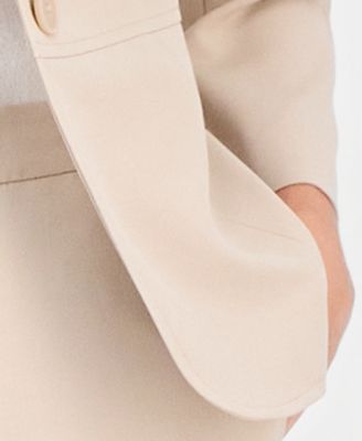 Women's Notch-Lapel Mid-Rise Pantsuit 