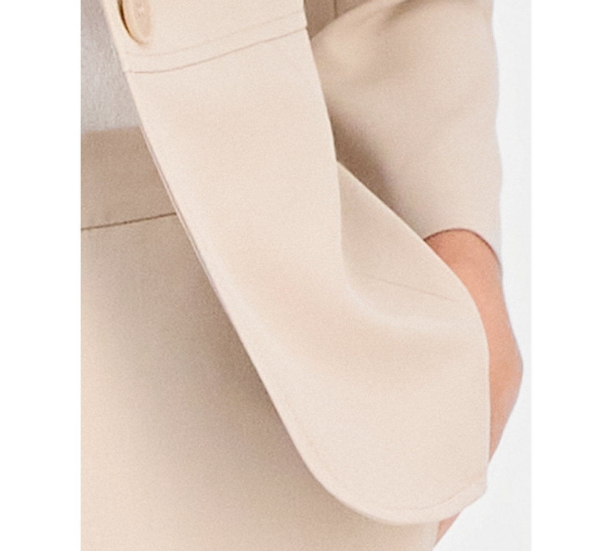 Le Suit Women's Notch-lapel Mid-rise Pantsuit In Neutral