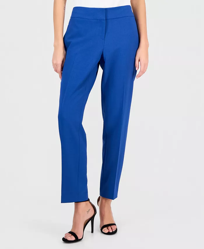 Women's Notch-Lapel Mid-Rise Pantsuit, Regular & Petites - thumbnail 8