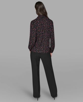 Women's Woven Long Sleeve Top