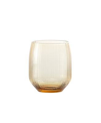 Estiva Textured Tall Tumbler Glasses, Set of 4