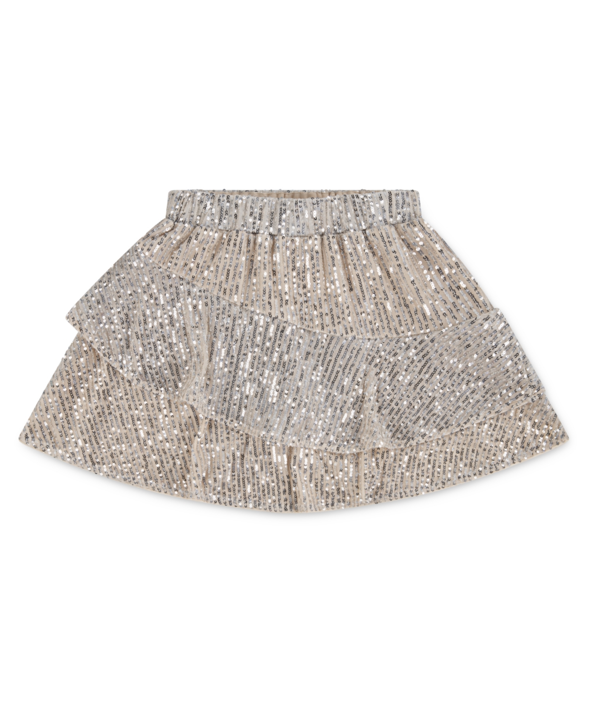Abercrombie Girls 5-18 Sequin Tiered Skirt In Brown