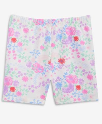 Greendog - Girls Toddler 2T-4T Country Floral Printed Biker Shorts