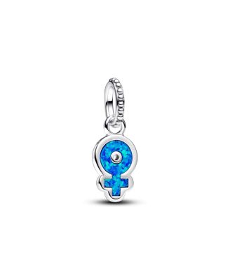 Pandora - Sterling Silver Opalescent Dangle Charms