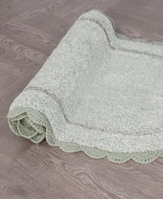 Crochet Cotton Bath Rug, 26" Round