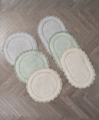 Crochet Cotton Bath Rug, 26" Round