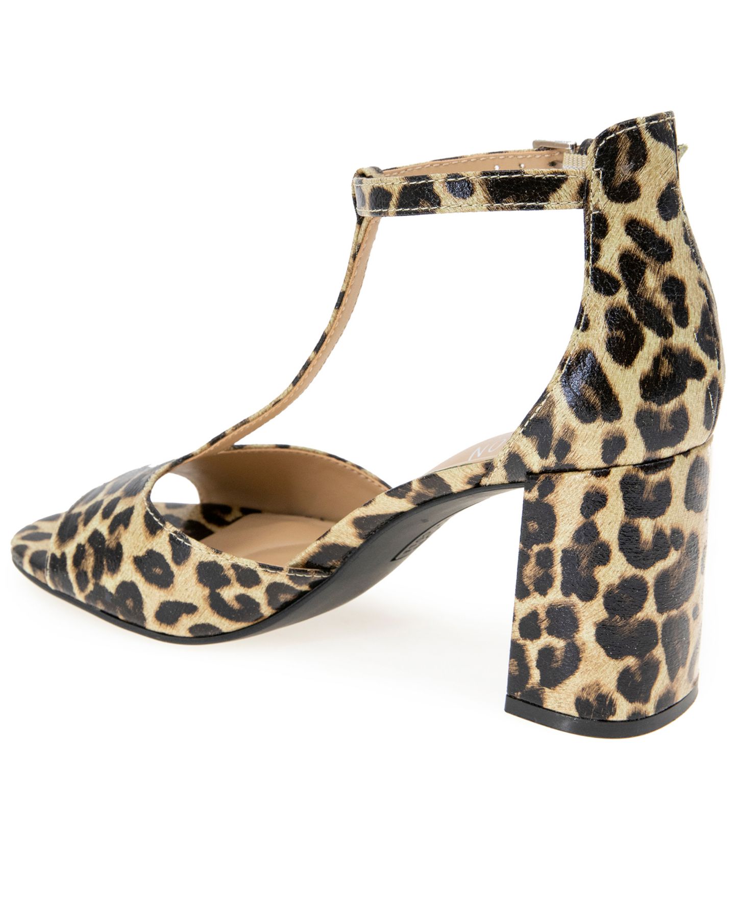 Женские сандалии Kenneth Cole Reaction Levine Round Toe Dress Sandals, цвет: Леопардовый — фото 6