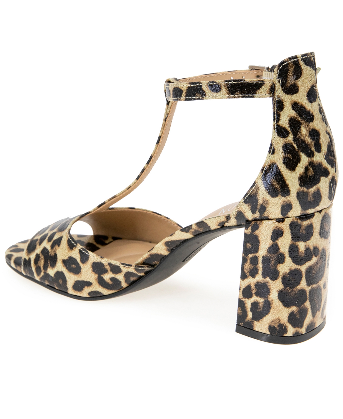 Kenneth Cole Reaction Women's Levine Round Toe Dress Sandals In Animal Print