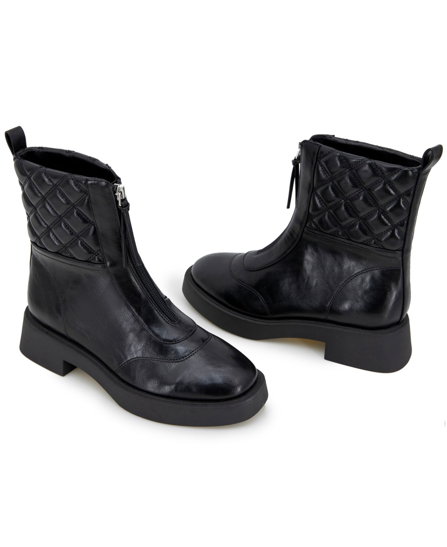 Женские ботинки Kenneth Cole Reaction Salinda Almond Toe Combat, цвет: Чёрный — фото 6