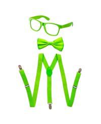 Suspender, Bow Tie Accessory Set - Kids Girls & Boys