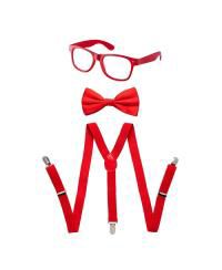 Suspender, Bow Tie Accessory Set - Kids Girls & Boys