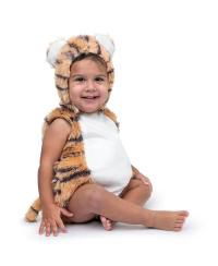 Dress Up America Tiger Romper & Hood Costume - Infants Boys & Girls