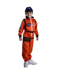 NASA Astronaut Jumpsuit & Cap Costume - Toddlers Girls & Boys