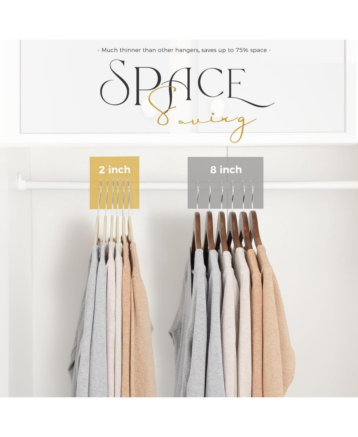 17.5 Inch Silver Hook Velvet Hangers