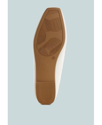 Womens Dorlina Studded Faux Leather Loafers