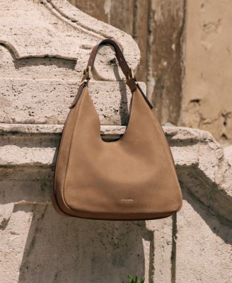 Michael Kors Women's Nolita Large Nubuck Hobo Shoulder Bag