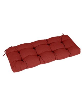 42" x 19.3" x 5.1" Outdoor Polyester Tufted Bench Cushion, Water-resistant & Fade-Resistant, Cushion for Love Seat