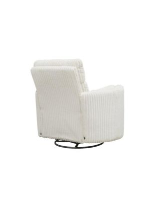 Mega Ivory Swivel Power Glider Recliner