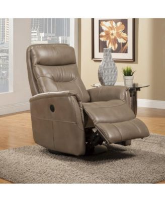 Gemini - Linen Power Swivel Glider Recliner Two Pack